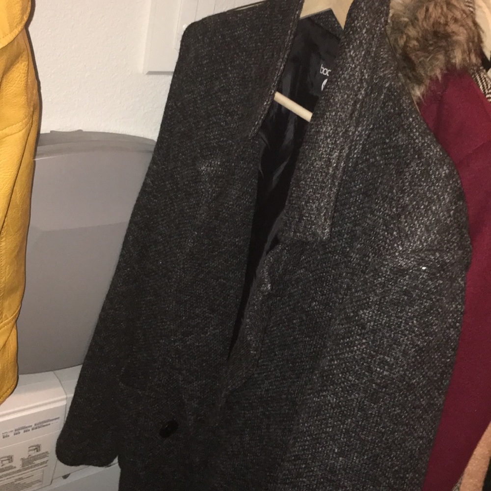Heather Gray Charcoal Coat